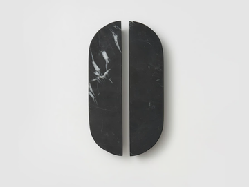 DOT - Nero Marquina marble furniture handle by Lo & Co Interiors - view 2